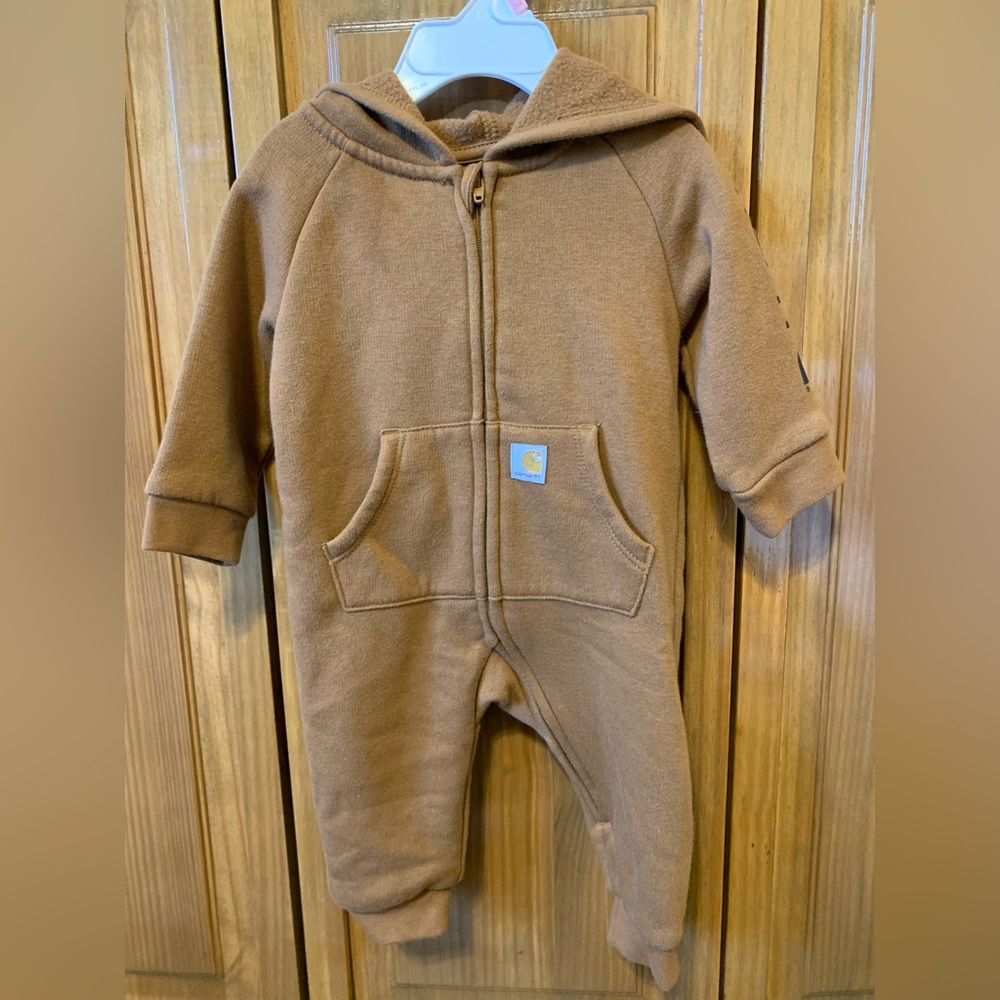Carhartt Brown Kids Fleece One Piece
